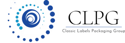 Blue circular dotted swirl logo with horizontal line
